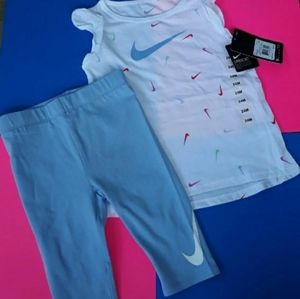 Nike shirt and capris 12 months
